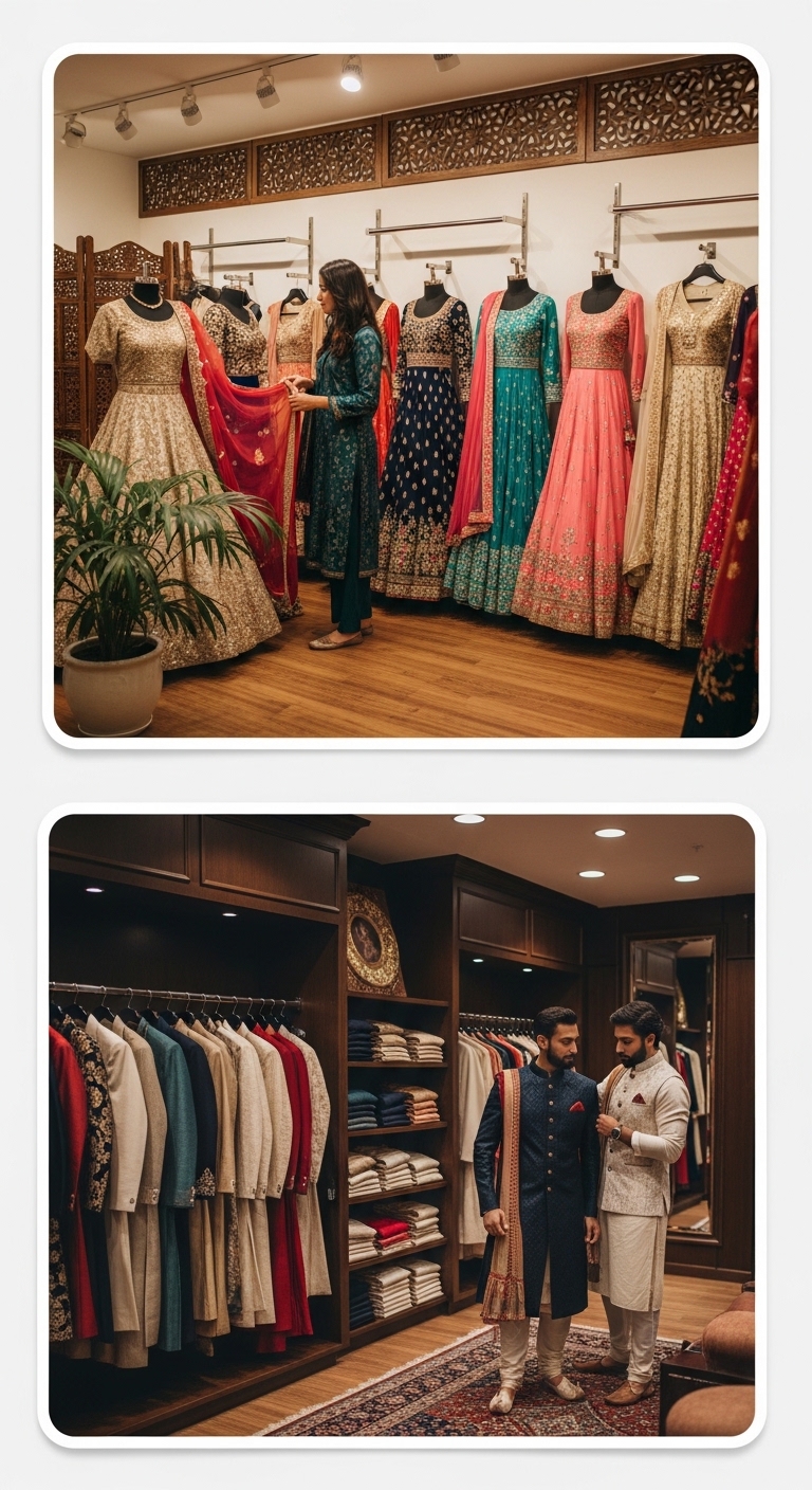 Women's and Men's ethnic boutiques